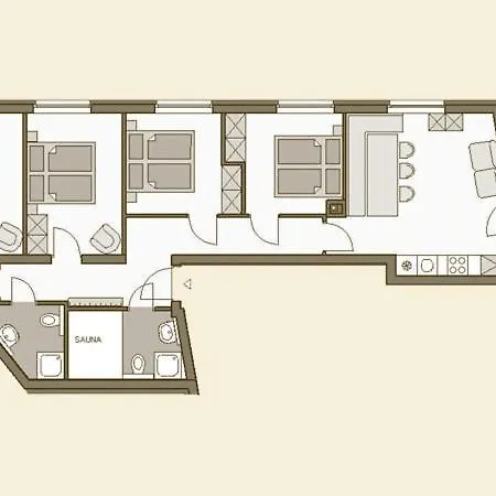 Appartement Margarethenstein Mit Privat Sauna *